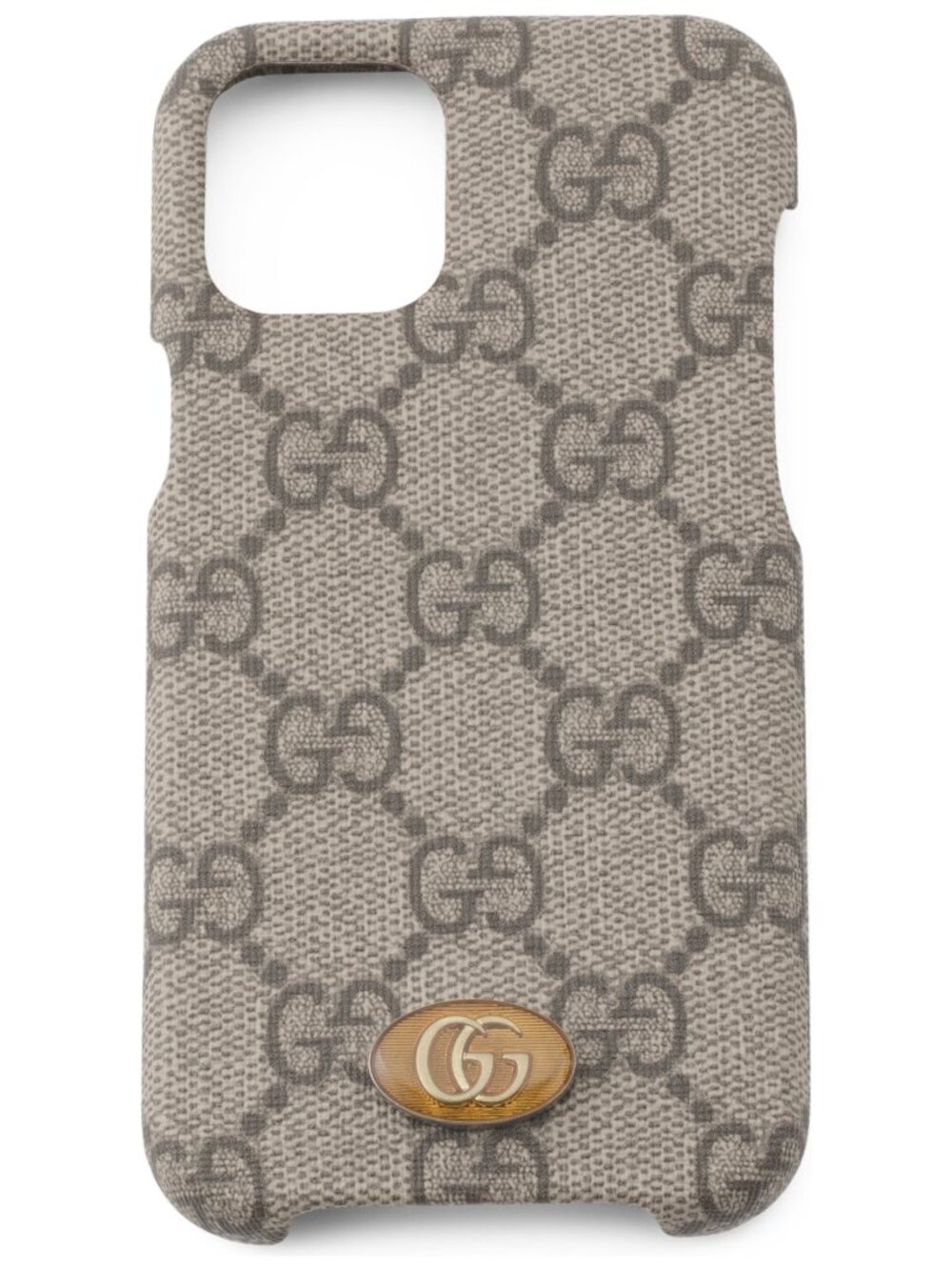 Gucci GG Supreme Monogram iPhone 12 Mini Case Beige Ebony